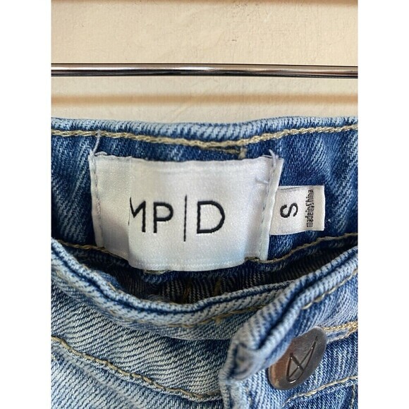 MP|D Mom Jeans Women's High Rise Denim Blue Small - Picture 3 of 3